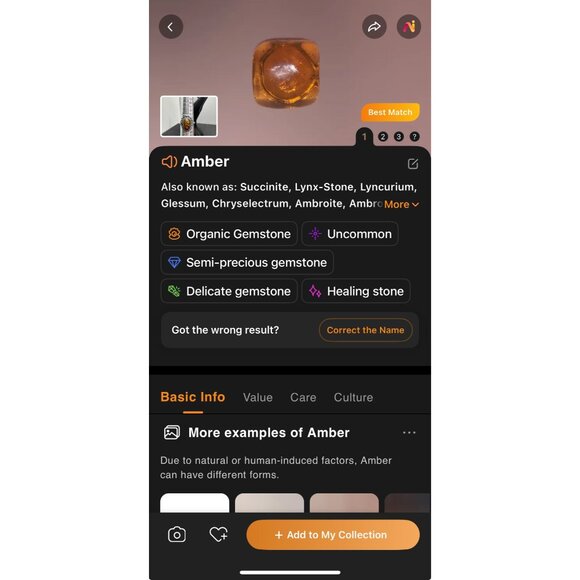 Vintage Sterling Silver Ring With Amber Oval Stone & Decorative Bezel Setting - Picture 11 of 11